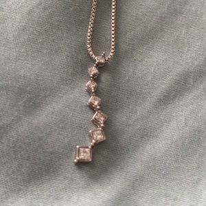 Sales Diamond Journey Necklace 10k White Gold